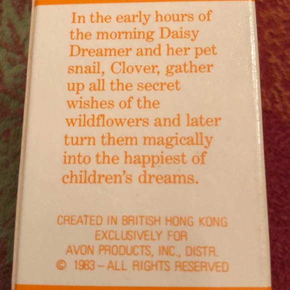 NIB Vintage 1983 Avon Products Daisy Dreamer Mini Blossom  Doll - Picture 10 of 16